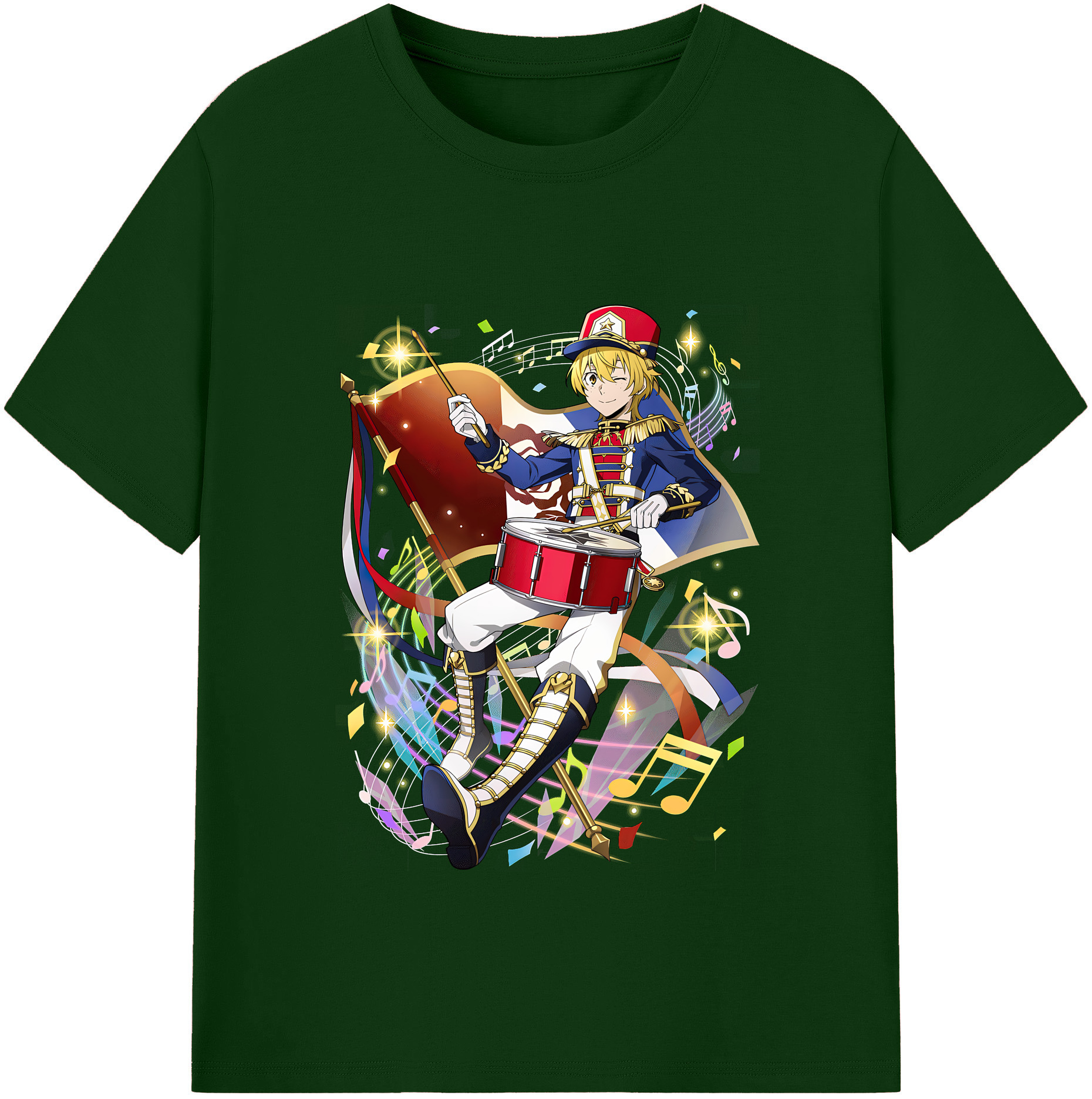 （画像用） 文豪ストレイドッグス Bungo Stray Dogs 綿100％半袖Tシャツ（フロントプリント）